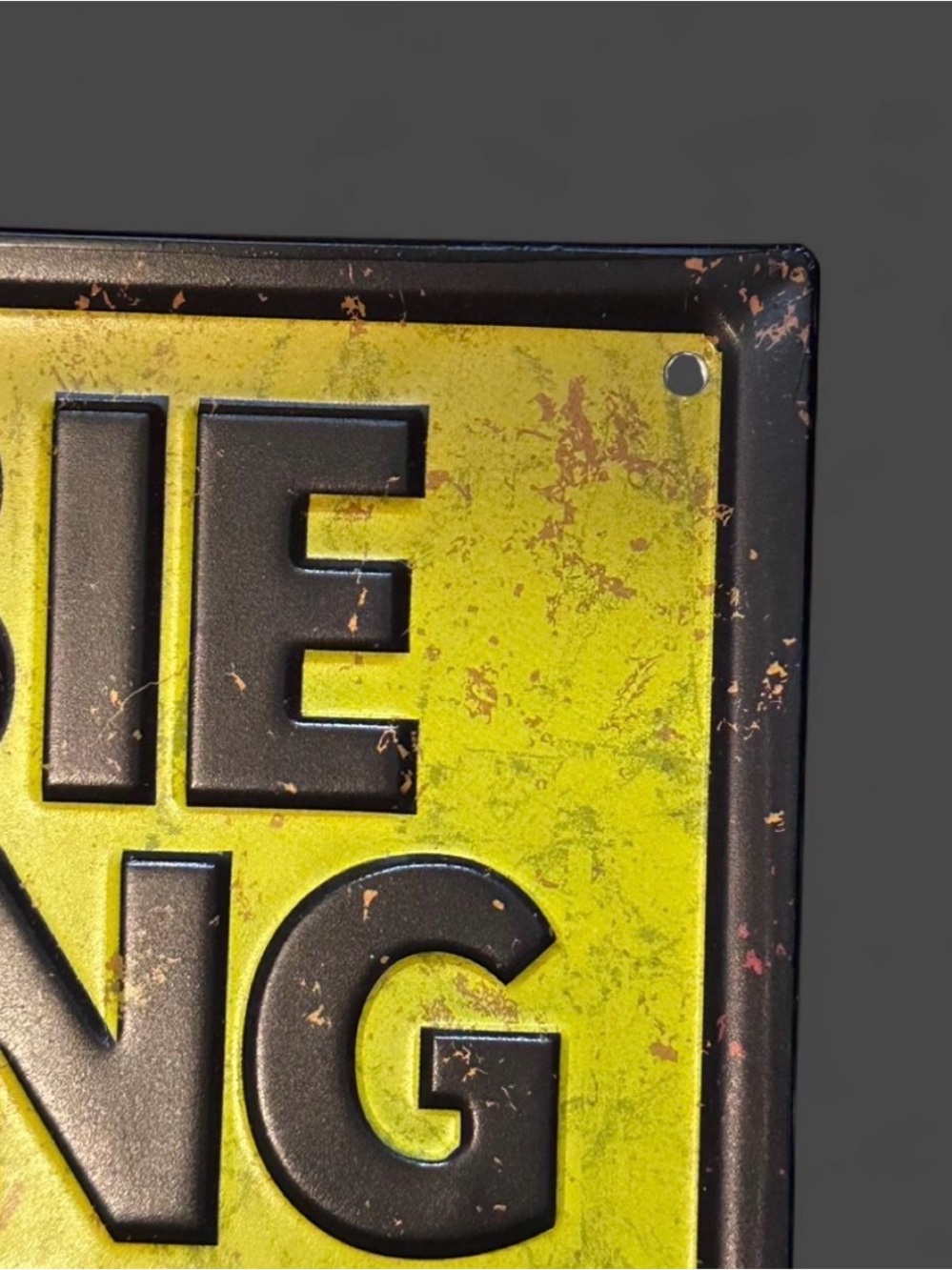 Zombie Wall Hanging Sign